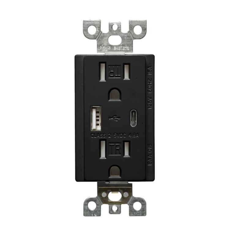 USB Charger & Duplex Receptacle (TR)  TYPE A+C