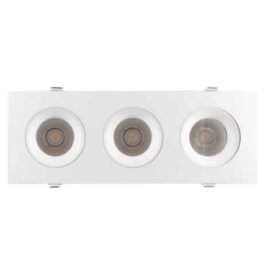 3.5" 3 HEADS Regressed Gimbal 5Way CCT Adjustable