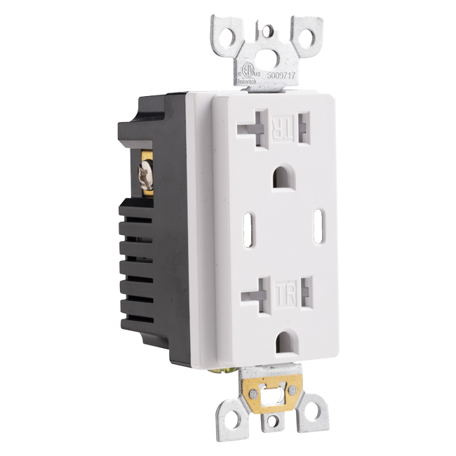 USB Charger & Duplex Receptacle (TR)  TYPE C+C