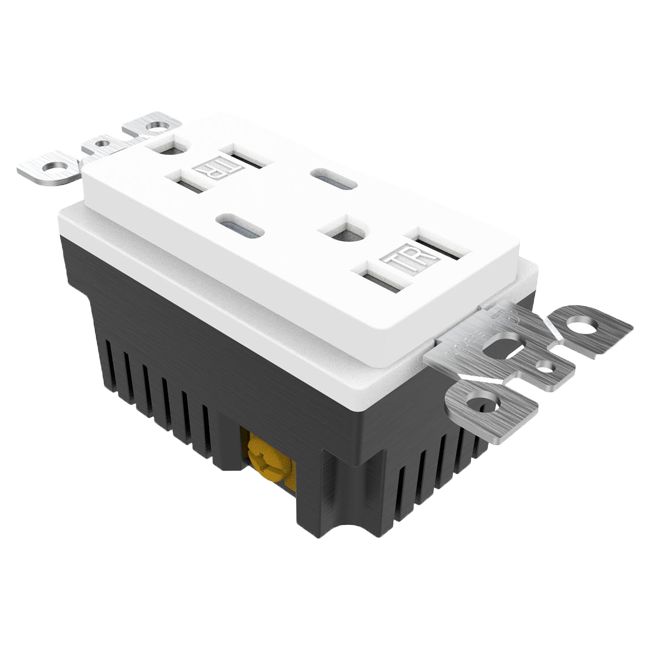 USB Charger & Duplex Receptacle (TR)  TYPE C+C